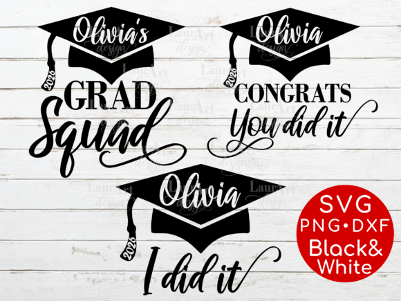 2026 Graduation Squad Graduate Cap Grad Graphics