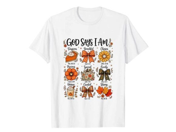 Christian Coquette Bow Fall T-Shirt Graphics