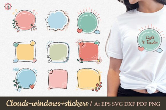 Clouds Are Windows Stickers_2 Graphics