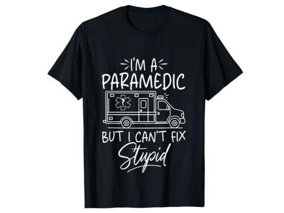 Funny Dadamedic Paramedic T-Shirt Graphics