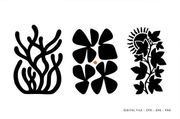 Modern Abstract Organic Shape SVG Bundle