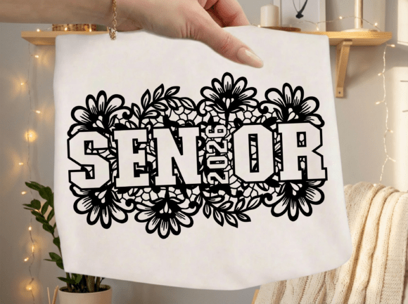 Senior 2026 Graduation PNG for T-Shirt Designs