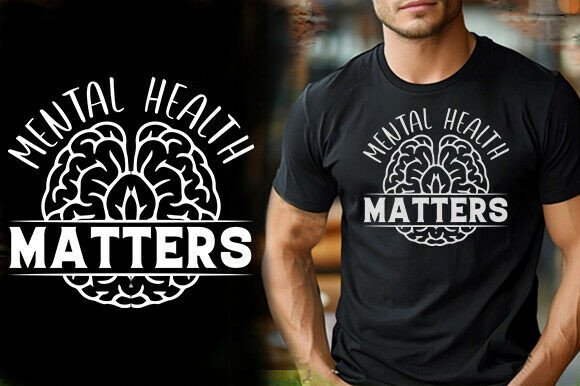 White Mental Health Tshirt Des Graphics